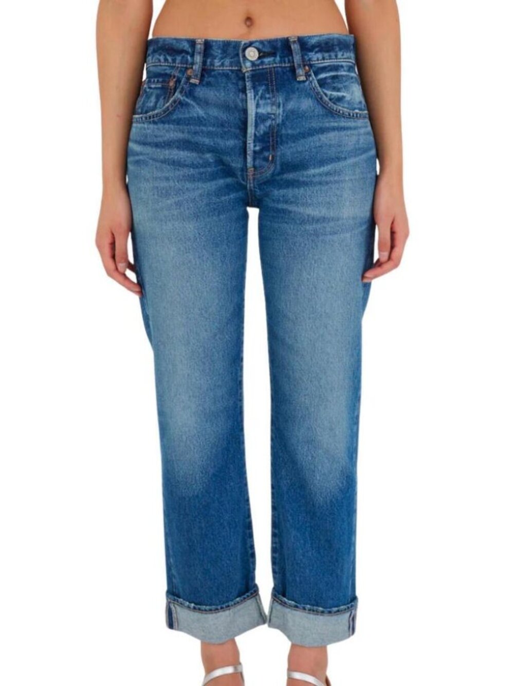 NWT MOUSSY Vintage Women's Foxwood Straight Jeans, Blue, Size 24